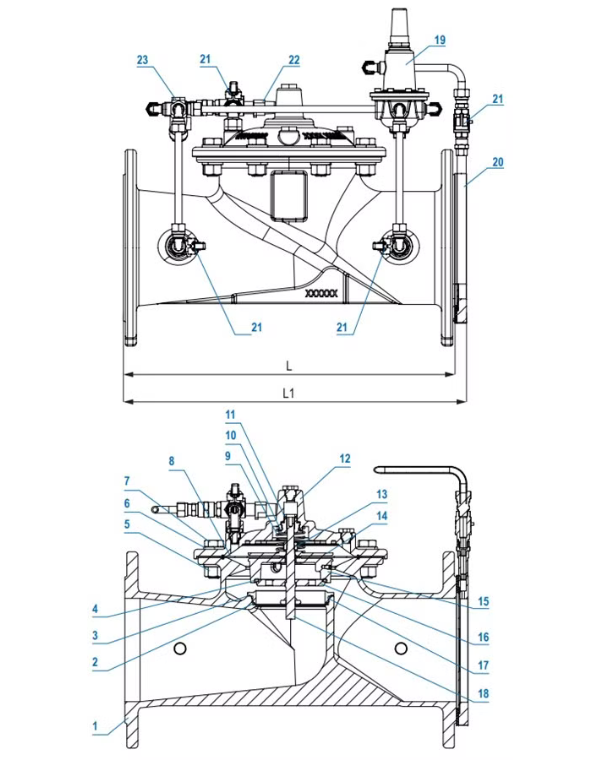 AVK CONSTANT FLOW CONTROL VALVE, PN16 Component Image