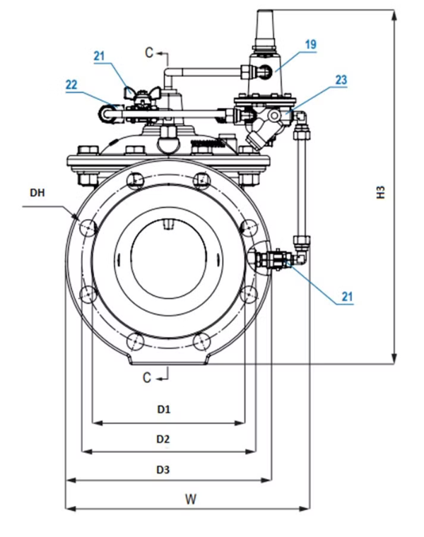 AVK CONSTANT FLOW CONTROL VALVE, PN16 Component Image 2