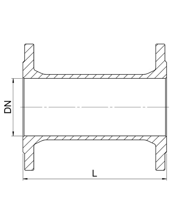 AVK FLANGED PIPE Fitting Component Image